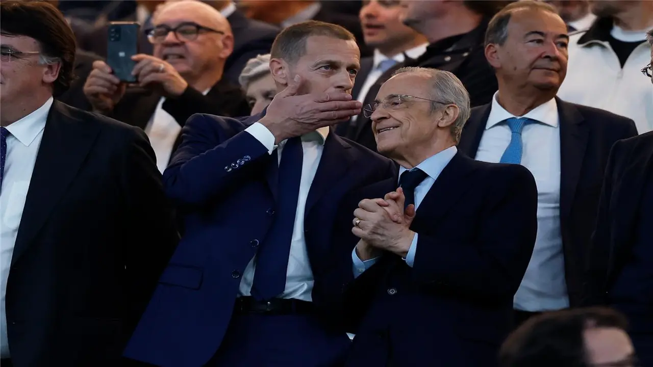 بعثة من ريال مدريد تلتقي رئيس يويفا بعد توديع دوري أبطال أوروبا